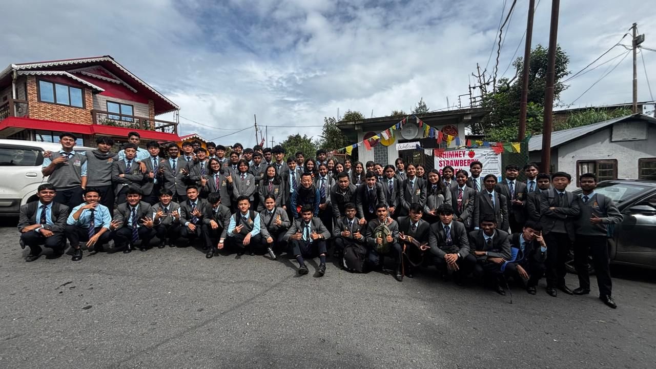 Students of St. Joseph's College enjoying their field trip